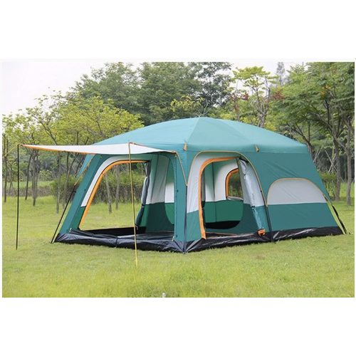 Туристическая палатка от 4 до 12 человек Двухкомнатная палатка для отдыха рыбалки охоты Кемпинговая палатка-шатер 430х305х200 см 19990₽