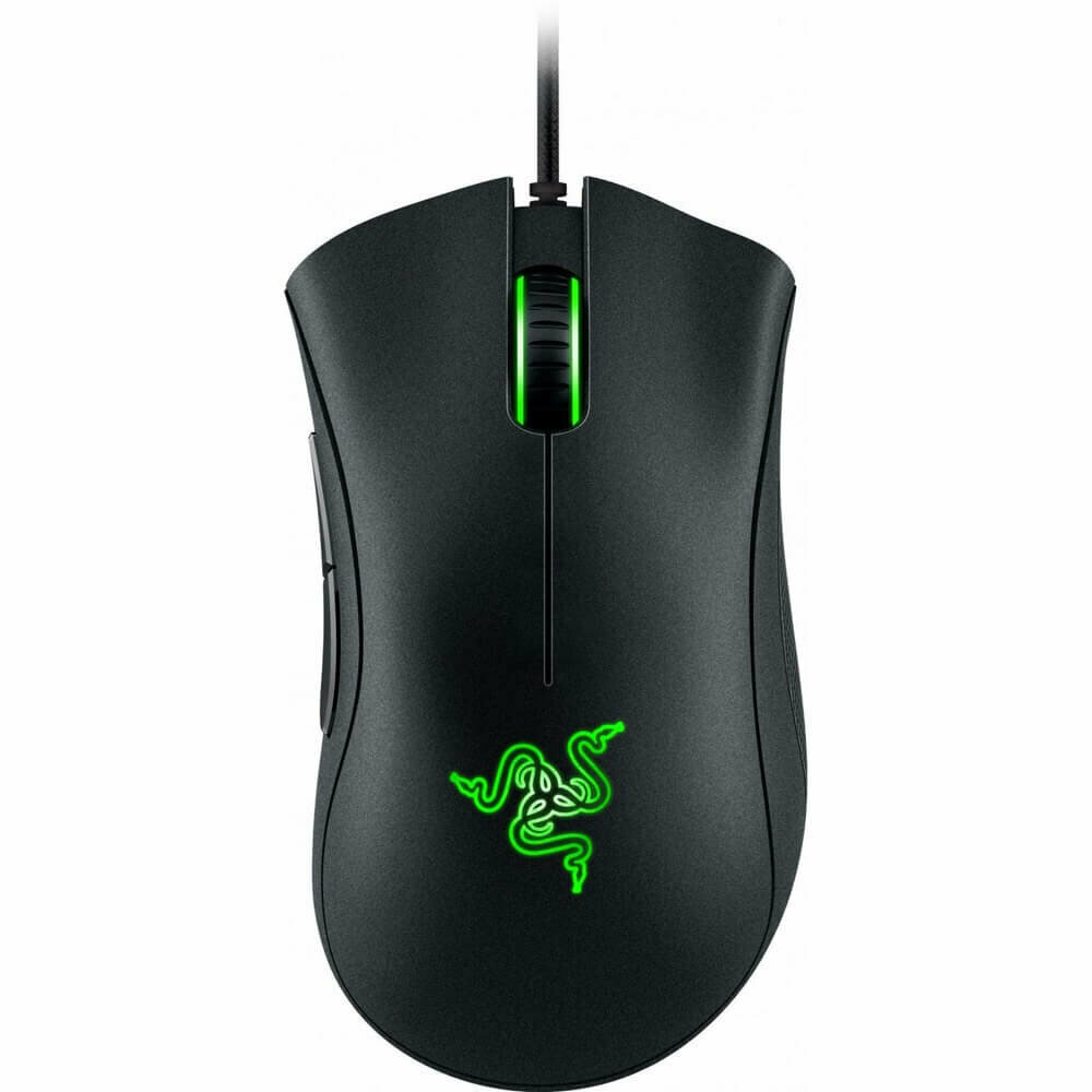 Razer DeathAdder Essential — игровая проводная мышь, оптический сенсор 6400 DPI, USB — фото 1