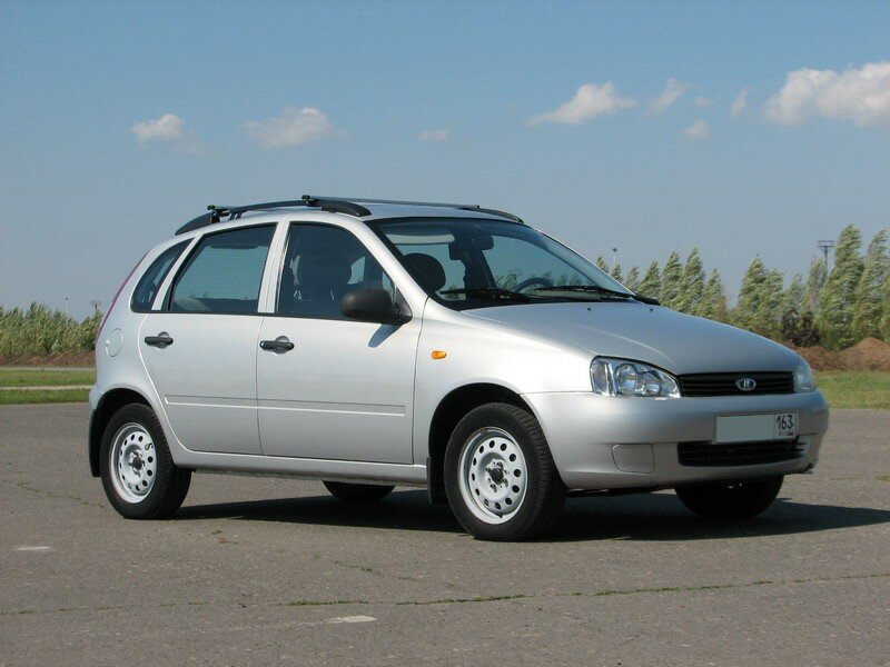 Рейлинги АПС для автомобилей Datsun mi-DO / Lada Granta хэтчбек / Lada Kalina хэтчбек, серые