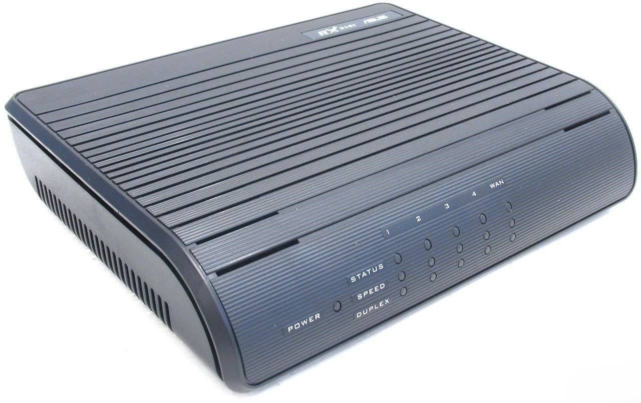 Маршрутизатор Asus RX3141, 4 x RJ45, 193.9 x 42.5 x 153.5 мм, черный