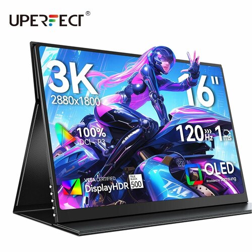 UPERFECT OLED 3K 16-дюймовый монитор Черный вилка ЕС 20798₽