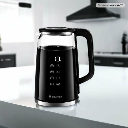 Чайник электрический BRAYER BR1037 2200 Вт 17 л цвет черный 3350₽