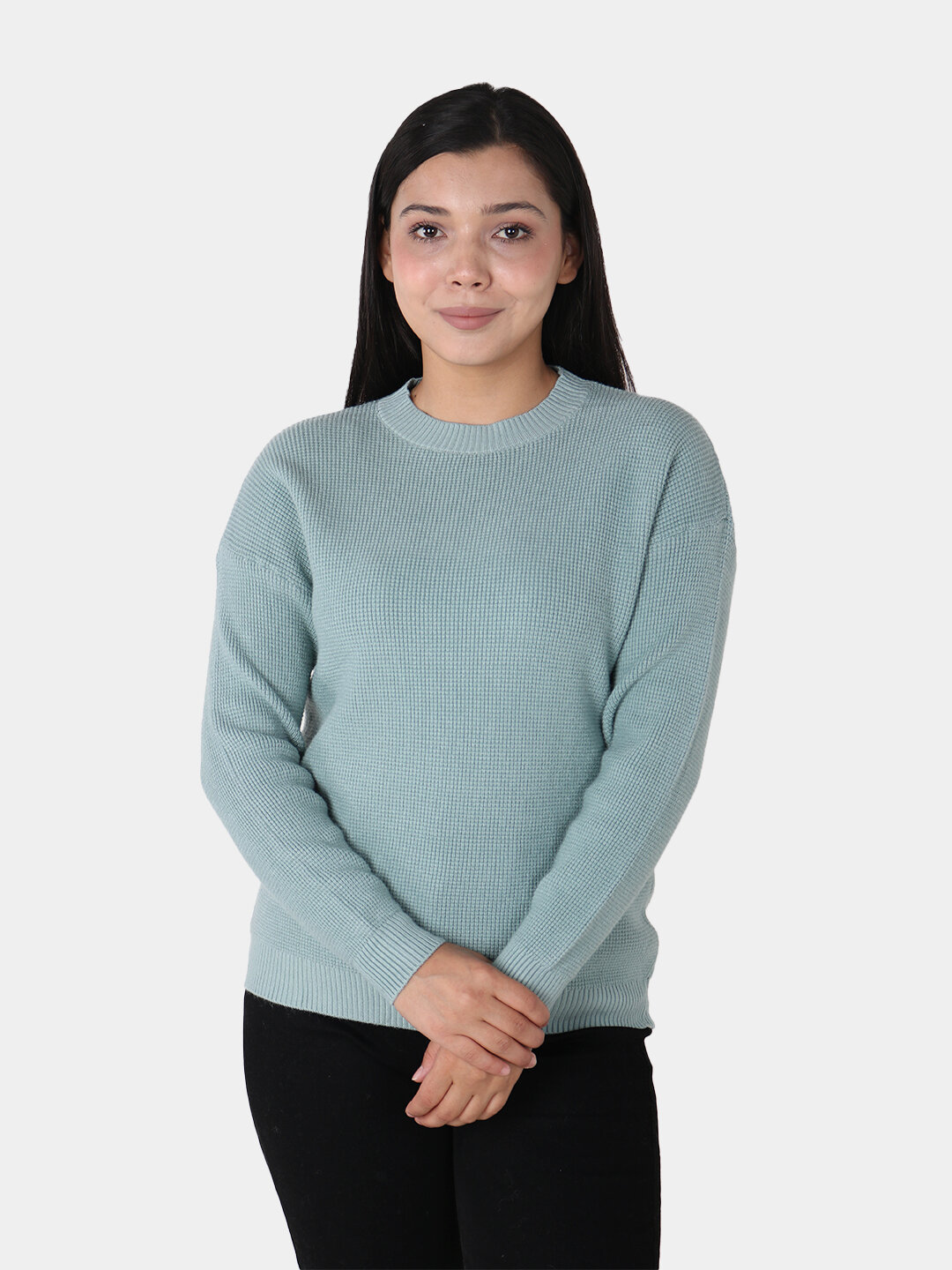 Свитер размер One Size, , небесно-голубой — фото 1