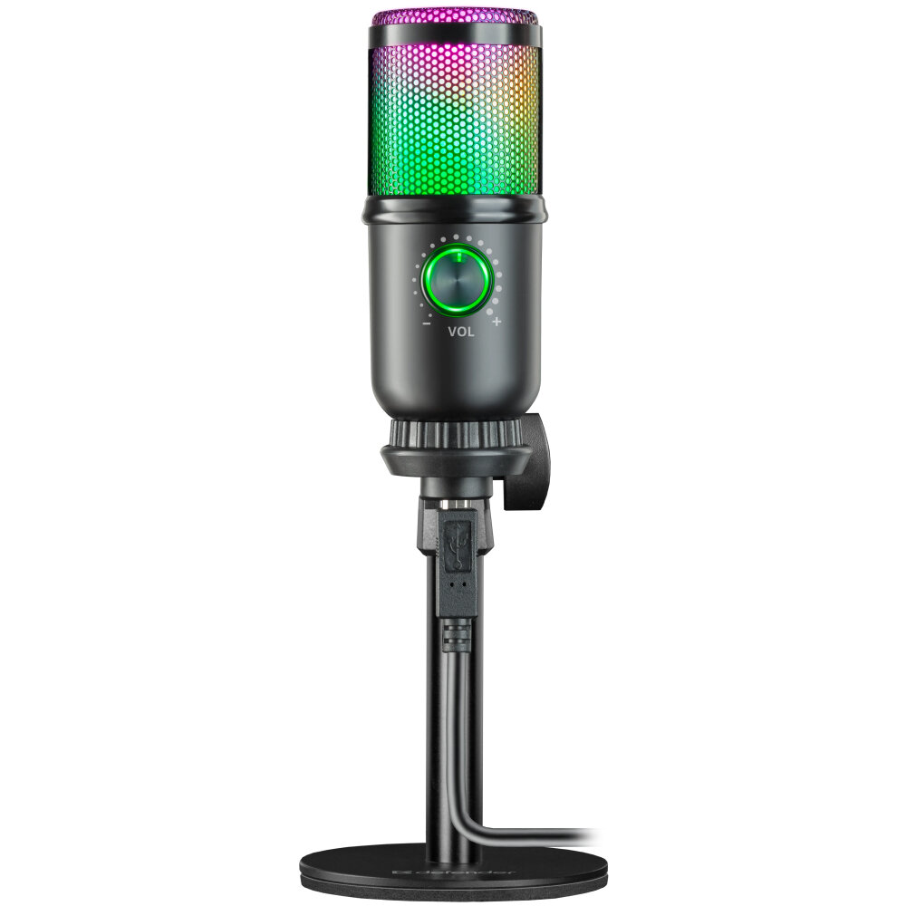 Defender Игровой стрим микрофон Glow GMC 400 USB — фото 1