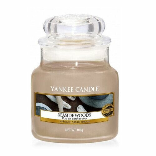 Yankee Candle Ароматическая свеча в стеклянной банке с хлопковым фитилем для создания уюта и свежести в доме