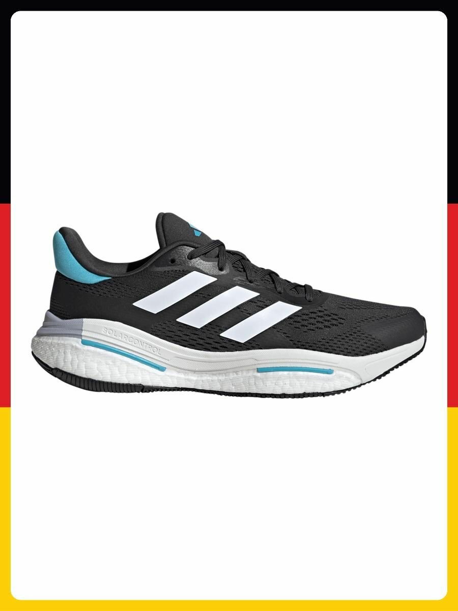 Кроссовки adidas, размер 44 2/3 EU, черный