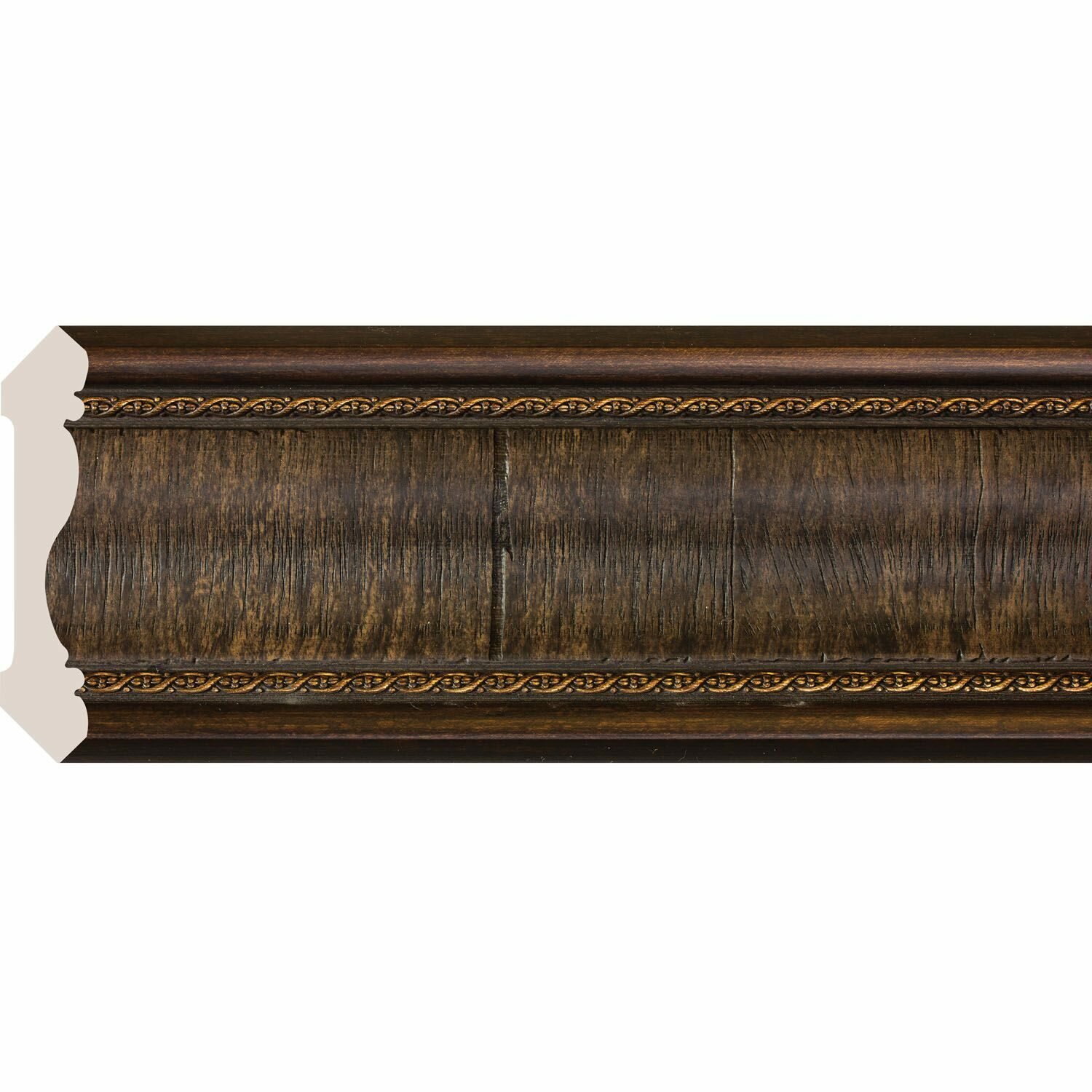 Карниз Интерьерный багет набор 2 шт. 100х71х1100мм Венге Cosca 172-1