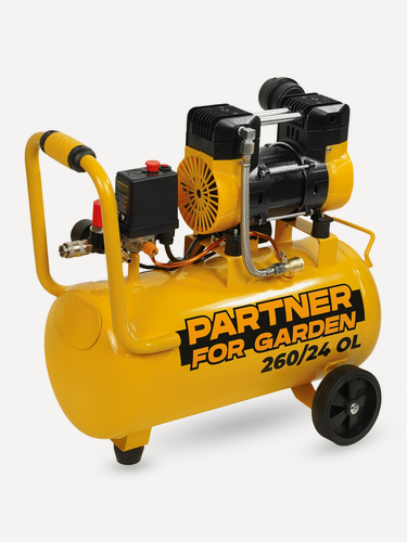 Изображение товара Компрессор воздушный безмасляный Partner 260/24( безмасляный , 24л, 260 л/мин )