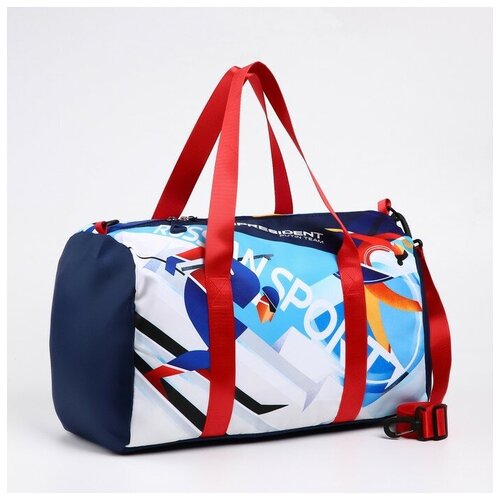 фото Сумка спортивная , 31 л47 см, синий, мультиколор