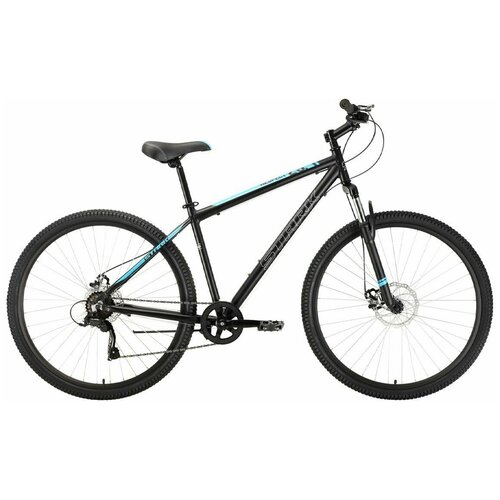 Велосипед Stark Respect 29.1 D Microshift (2022) 20 черный/синий велосипед stark respect 29 1 d microshift 20 21г черный черный