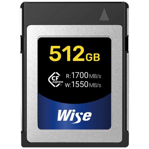 Wise Advanced 512ГБ CFX-B Series CFexpress Карта памяти reletech 1тб cfexpress тype b карта памяти чтение 1800 мб с карта памяти cfe b для цифровой зеркальной камеры raw 4k 8k видео