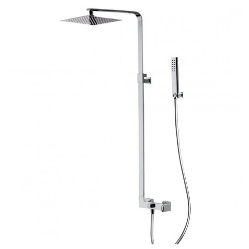 Колонна душевая со смесителем и ручным и верхним душем DEMM SLIM 15860 хром
