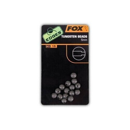 Резиновые буферные шарики с вольфрамом Edges 5mm Tungsten Beads x 15
