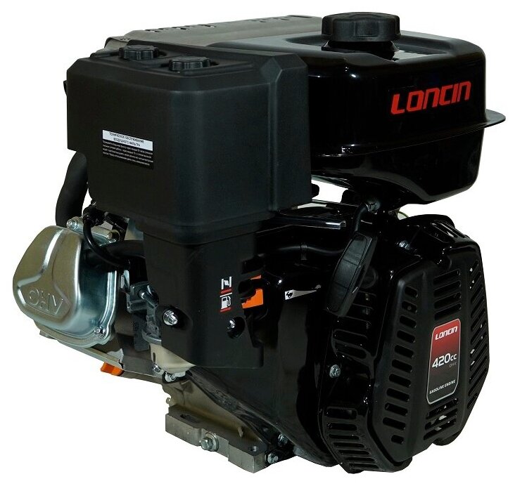 Двигатель Loncin LC 190FDA (A type) D25 (лодочная серия, 15л.с., 420куб. см, вал 25мм, ручной и электрический старт) - фотография № 9
