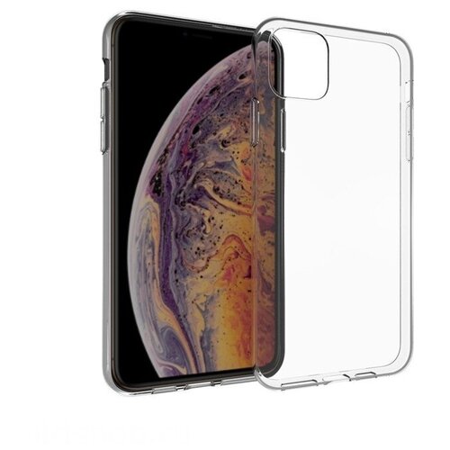 Панель силиконовая Uniq Glase Transparent для iPhone 12 mini прозрачная