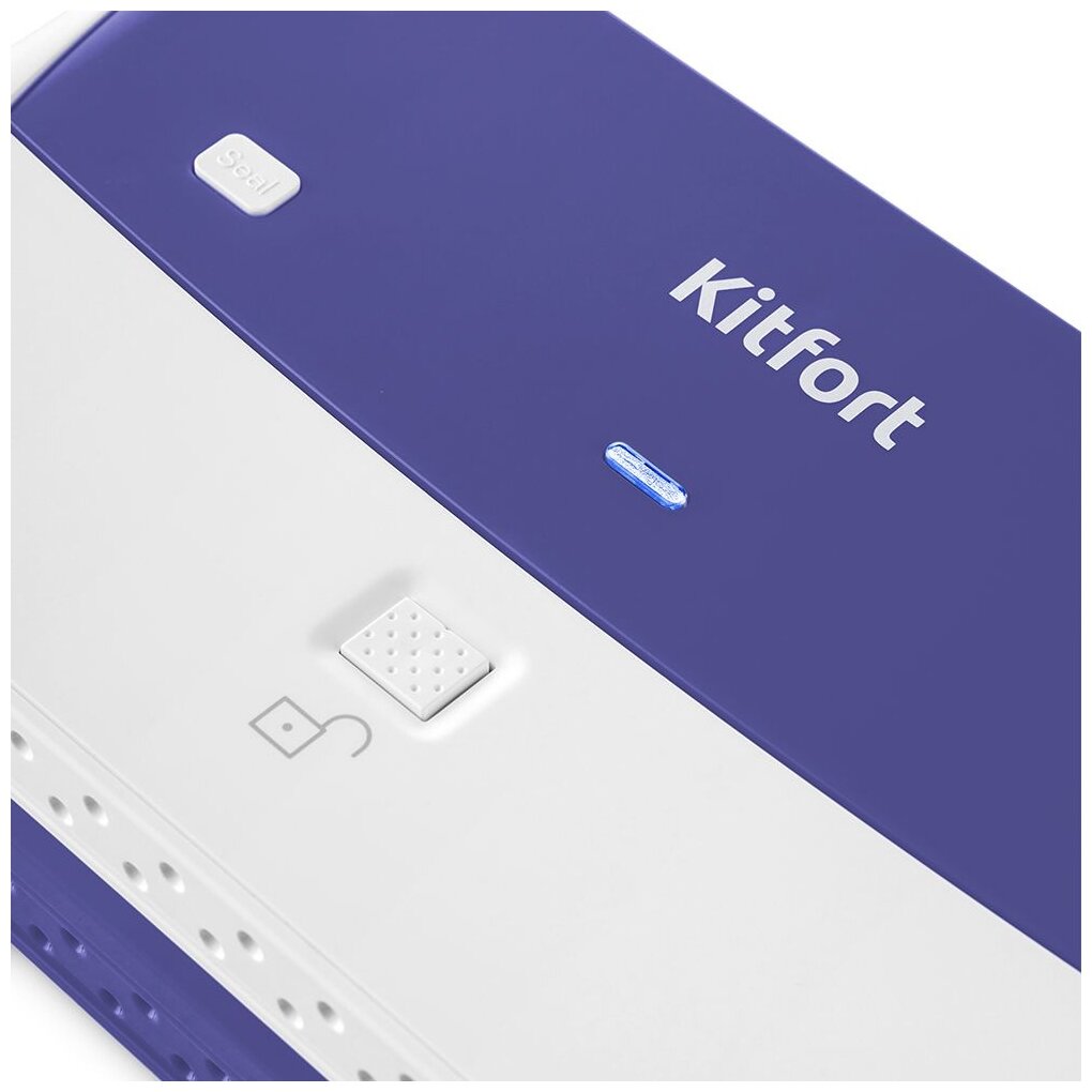 Вакууматор Kitfort КТ-1512-1 бело-фиолетовый - фотография № 2