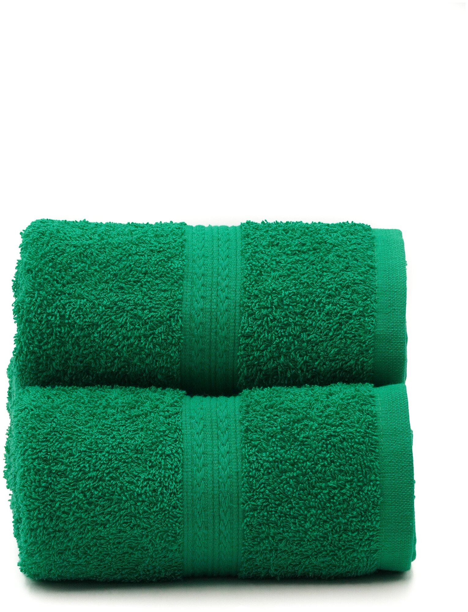 Набор полотенец DreamTex 40х70см - 3шт ярко-зеленый - фотография № 3