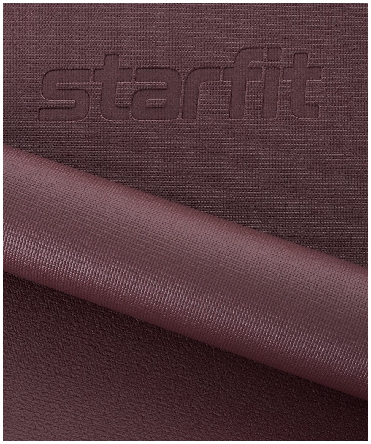 Коврик Starfit FM-103 для мягкой йоги дл.:1730мм ш.:610мм т.:6мм фиолетовый (УТ-00016639) - фото №5