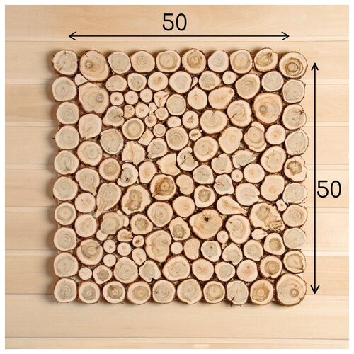 Панно из можжевельника 50х50 см