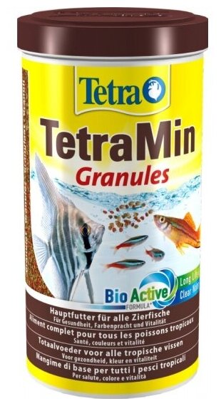 TetraMin Granules корм для всех видов рыб в гранулах 1 л - фотография № 9