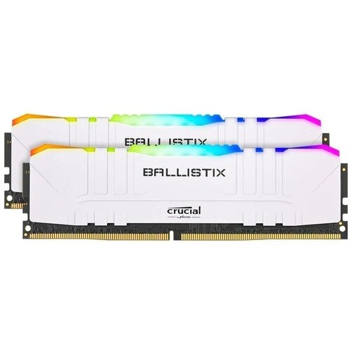 Оперативная память Crucial Ballistix 3200 RGB 16 ГБ (2x8), белый