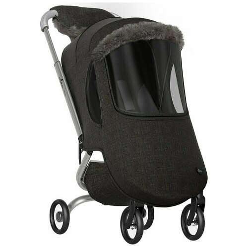 Комплект зимних аксессуаров Winter Outfit Zigi ( муфта+тент ) Charcoal люлька для коляски mima zigi carrycot