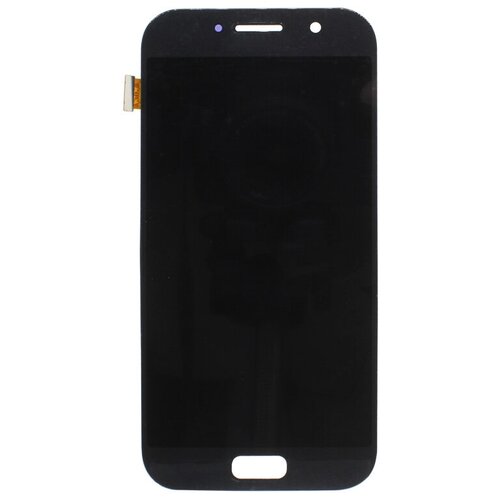 Экран (дисплей) для Samsung A520F Galaxy A5 (2017) в сборе с тачскрином (черный) (TFT с регулировкой яркости) чехол пластиковый samsung galaxy a5 2017 мвд лого черный