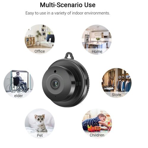 Беспроводная мини ip-камера наблюдения Видео-няня WiFi smart net camera 155000₽