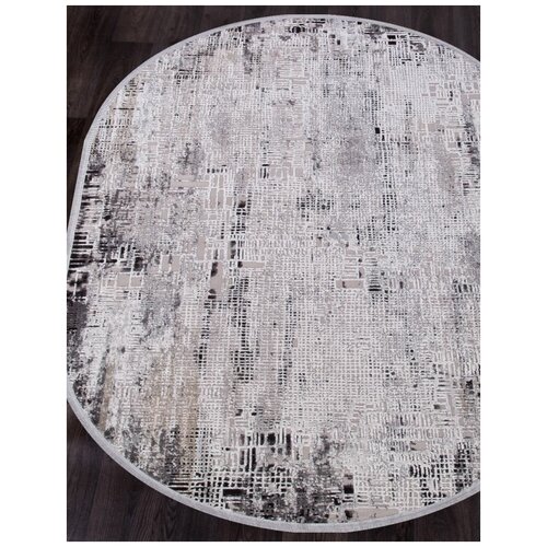 Ковер 17104 - L.GREY / D.GREY - Овал - коллекция ROXANNE 2.00x3.00