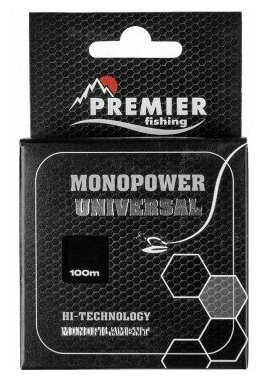 PREMIER fishing Леска Premier fishing MONOPOWER Universal 030/100 м