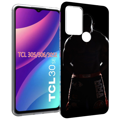 Чехол MyPads mma единоборства для TCL 30SE / TCL 305 / TCL 306 / TCL 30E задняя-панель-накладка-бампер чехол mypads mma единоборства для tcl 30se tcl 305 tcl 306 tcl 30e задняя панель накладка бампер