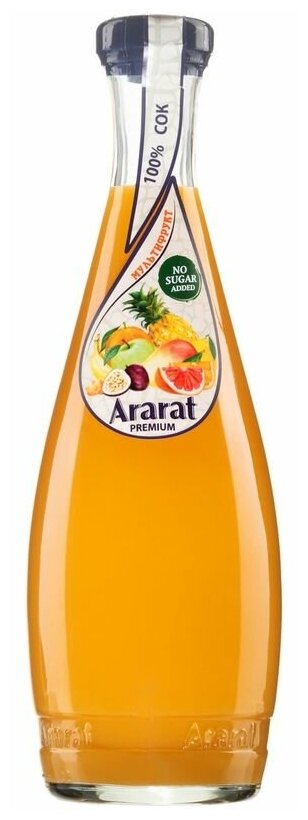 Мультифруктовый сок "Ararat Premium" 0,75 л. ст. - фотография № 4