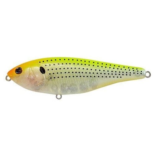 Воблер Джерк-бейт (JercBait) Тонущий (Sinking) HALCYON SYSTEM MEHADA NO ROUGE MAKE 3 18g цвет 03 GLP-CKHD, 1 шт, 9 см, 18 гр