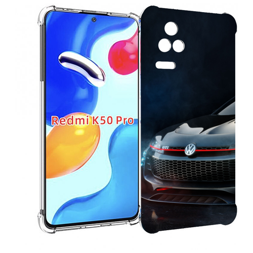 Чехол MyPads volkswagen фольскваген 2 мужской для Xiaomi Redmi K50 / K50 Pro задняя-панель-накладка-бампер