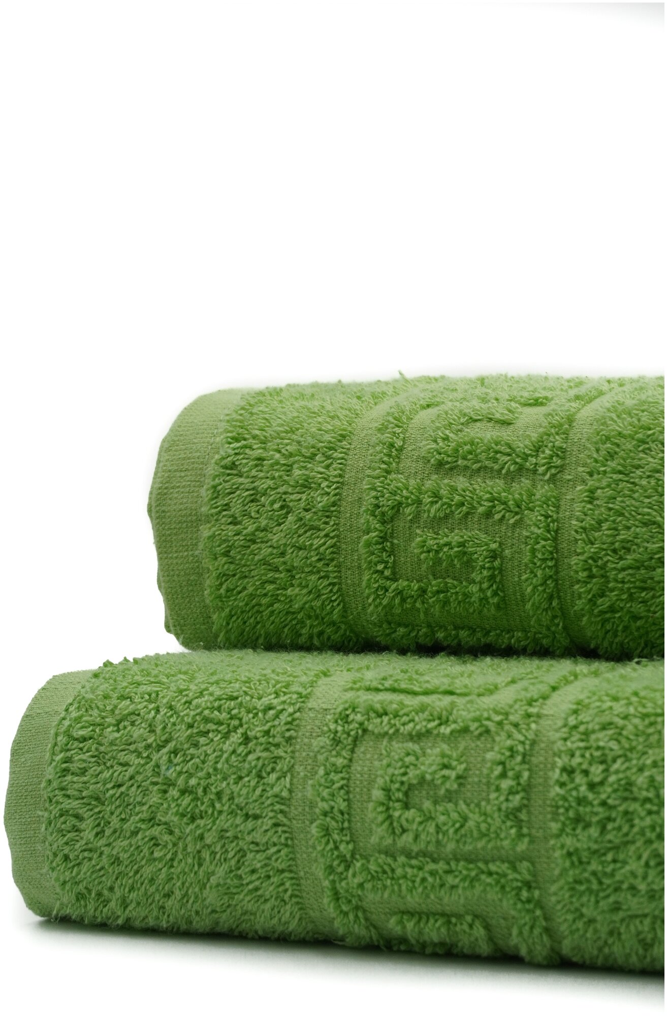 Набор полотенец 2шт DreamTEX яркий зеленый - фотография № 5