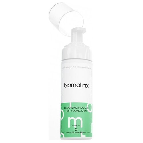 Biomatrix Мусс Ceansing Mousse For Young Skin рН Очищающий для Молодой Кожи pH 4,8, 160 мл biomatrix мусс ceansing mousse for young skin рн очищающий для молодой кожи ph 4 8 160 мл