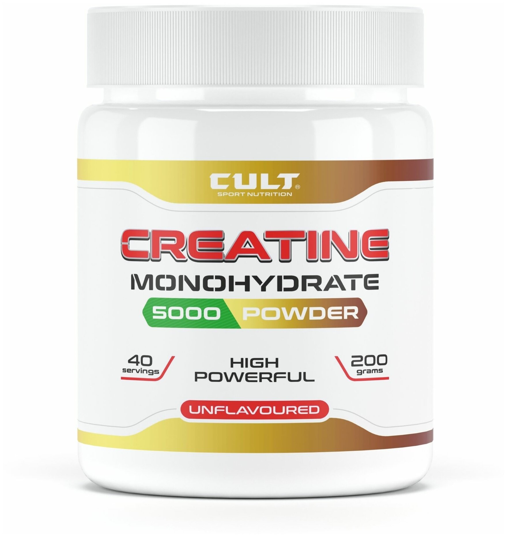   Cult Creatine Monohydrate 5000 Powder - 200 , ,  