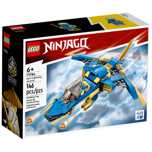 lego 71760 jay’s thunder dragon evo Конструктор LEGO Ningago 71784 Jay’s Lightning Jet EVO, 146 дет.