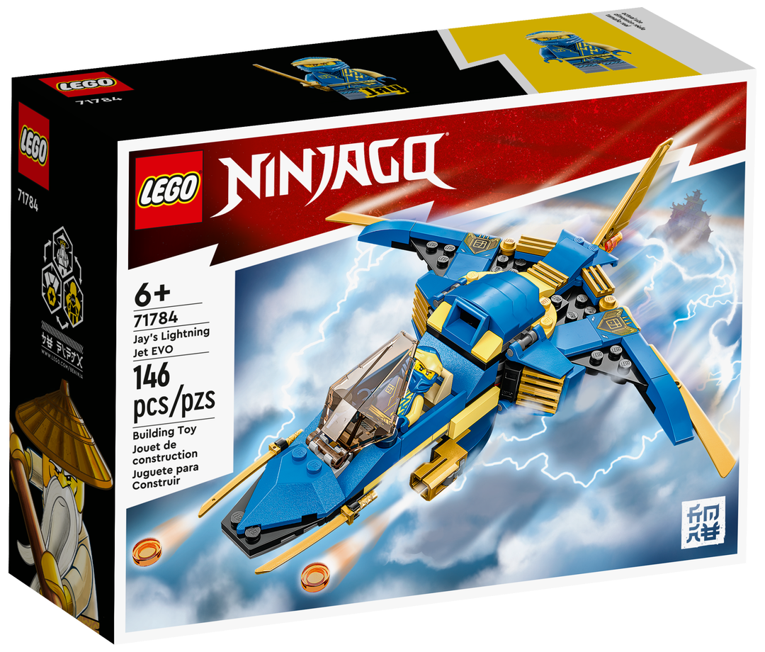 Конструктор LEGO Ningago 71784 Jay’s Lightning Jet EVO, 146 дет.