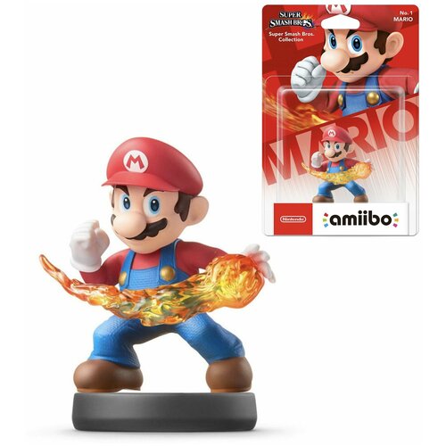 Amiibo: Интерактивная фигурка Марио (Mario with fire) (Super Smash Bros. Collection)
