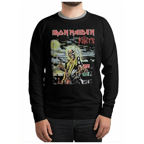 Свитшот Design Heroes Iron Maiden / Метал / Мужской Черный 46