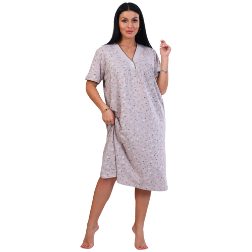 фото Сорочка женская р-56-58 .иваново. хлопок -100% (ночная рубашка) дарина