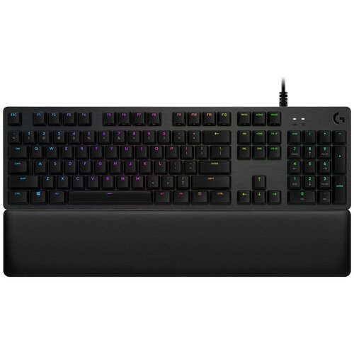 Клавиатура Logitech G G513 Carbon Logitech GX Brown, черный, английская клавиатура logitech g g513 carbon lightsync rgb mechanica gx brown черный 920 009329