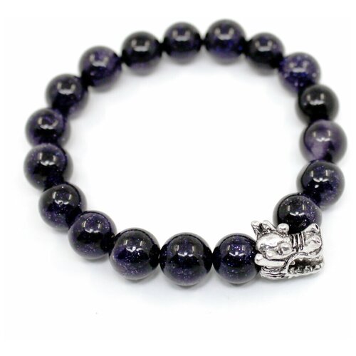 фото Handinsilver ( посеребриручку ) браслет из синего авантюрина 10мм с драконом