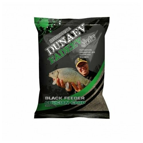 прикормка dunaev fadeev feeder carp classic карп классик 1 кг Прикормка DUNAEV-FADEEV 1кг Black Feeder Crucian Carp (Карп-Карась)