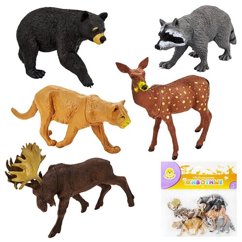 Набор животных из ПВХ Levatoys 