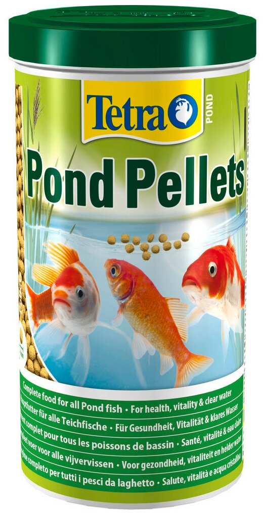 Корм Tetra Pond Pellets 1 л, шарики для всех видов прудовых рыб - фотография № 5