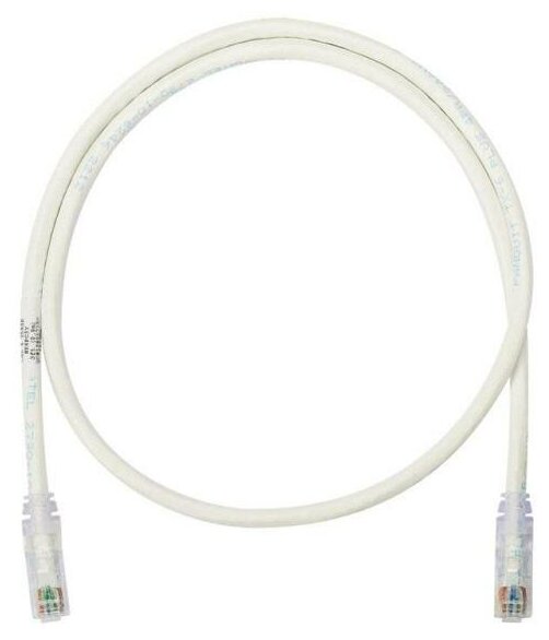 Патч-корд Panduit NK6PC3MY вилка RJ-45-вилка RJ-45 кат.6 3м белый