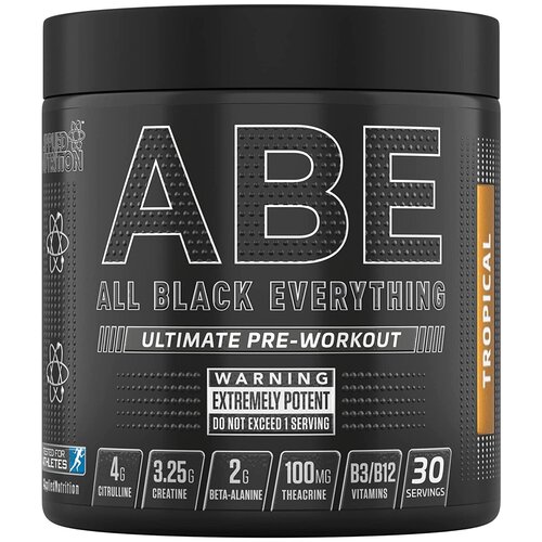 Предтренировочный комплекс Applied Nutrition ABE Ultimate PRE-WORKOUT с креатином Тропический 315 гр предтренировочный комплекс applied nutrition abe ultimate pre workout с креатином вишня кола 315 гр