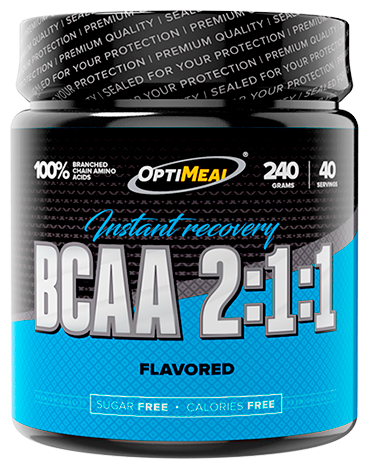 OptiMeal BCAA 2:1:1 Instant Recovery (240г) Малина